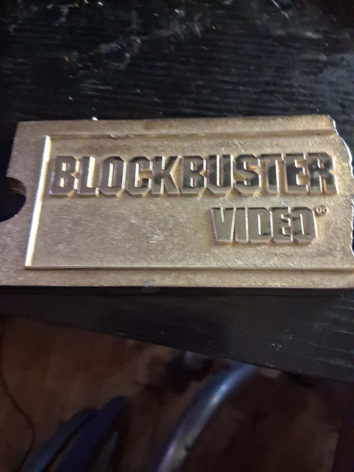 ​Rare 1985 Blockbuster Video Executive Franchise Seminar Brass Plaque Pre-Launch