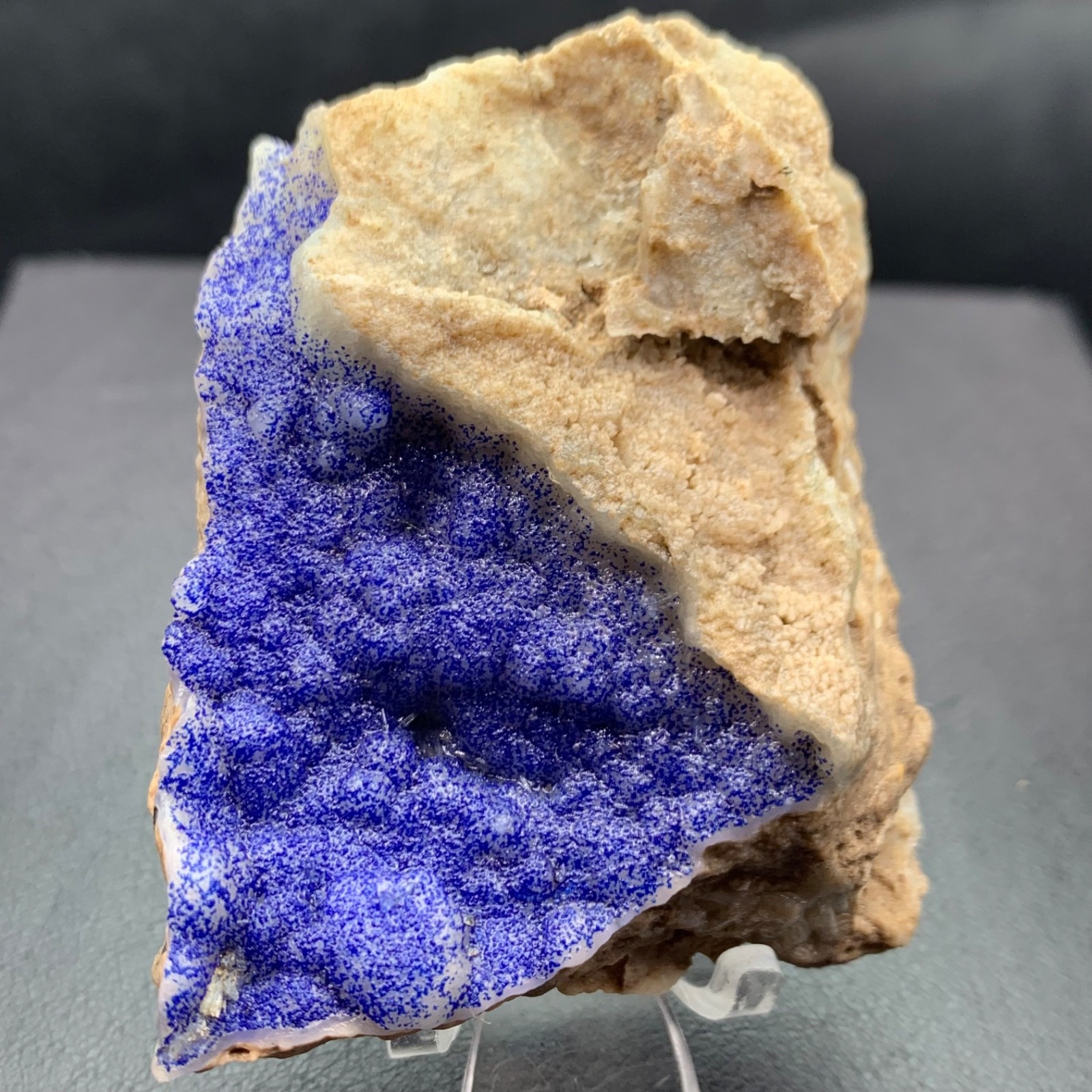 Rare 155g Natural Azurite on Smithsonite Crystal Specimen|  Afghan Mineral