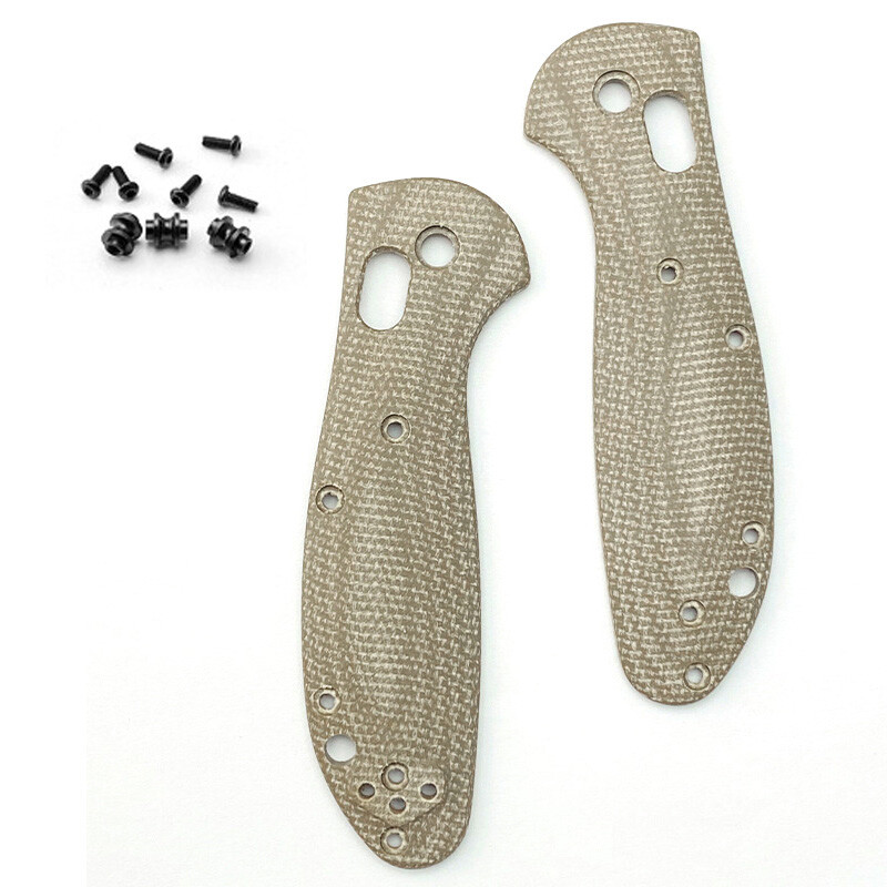 1Pair Handle Patch Micarta Scales for Benchmade Mini Griptilian 555-556-557 Knif