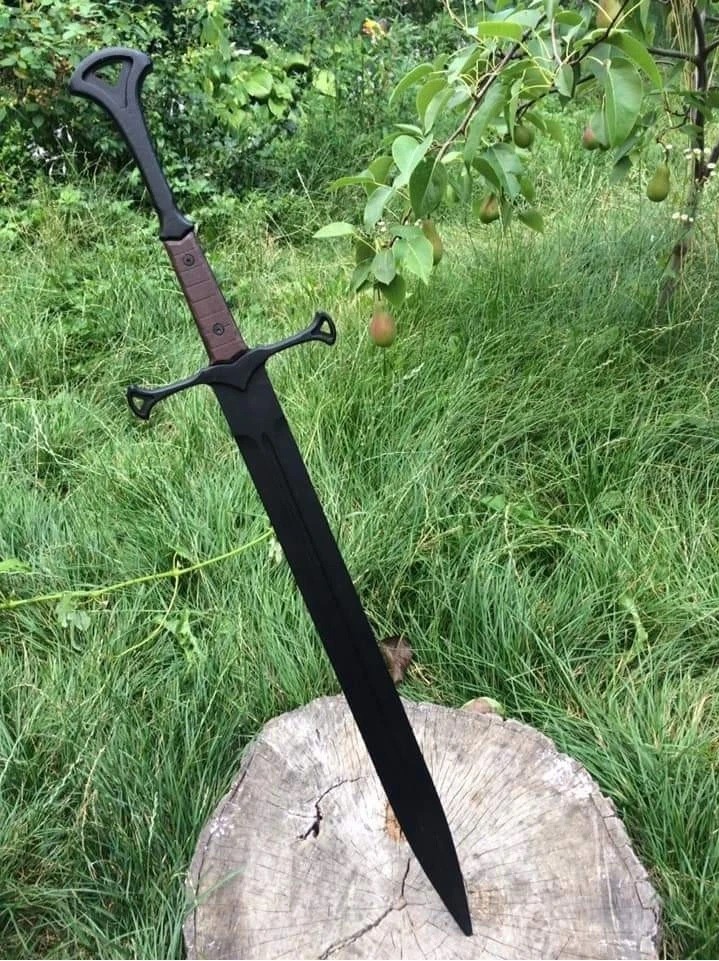 Hand Forged High Carbon Steel Viking Sword Battle Ready Medieval Sword/Sheath