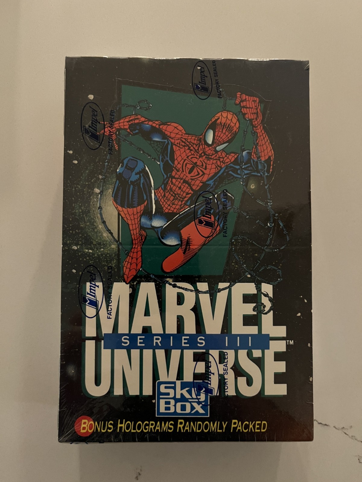 1992 Marvel Universe Series 3 SkyBox Factory Sealed Box 36 Packs