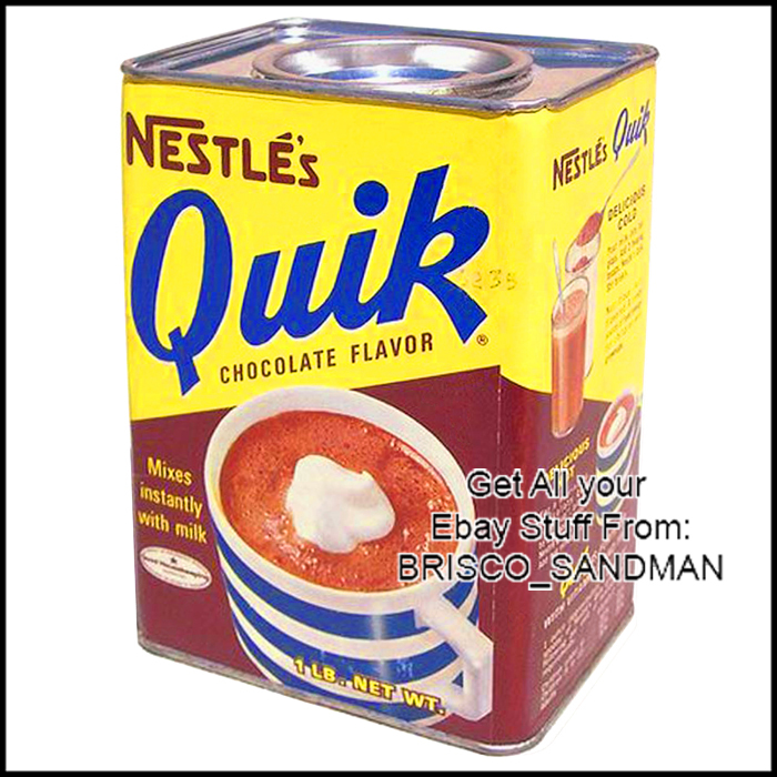 Fridge Fun Refrigerator Magnet NESTLE\'S CHOCOLATE QUIK CAN -Version A- Die-Cut