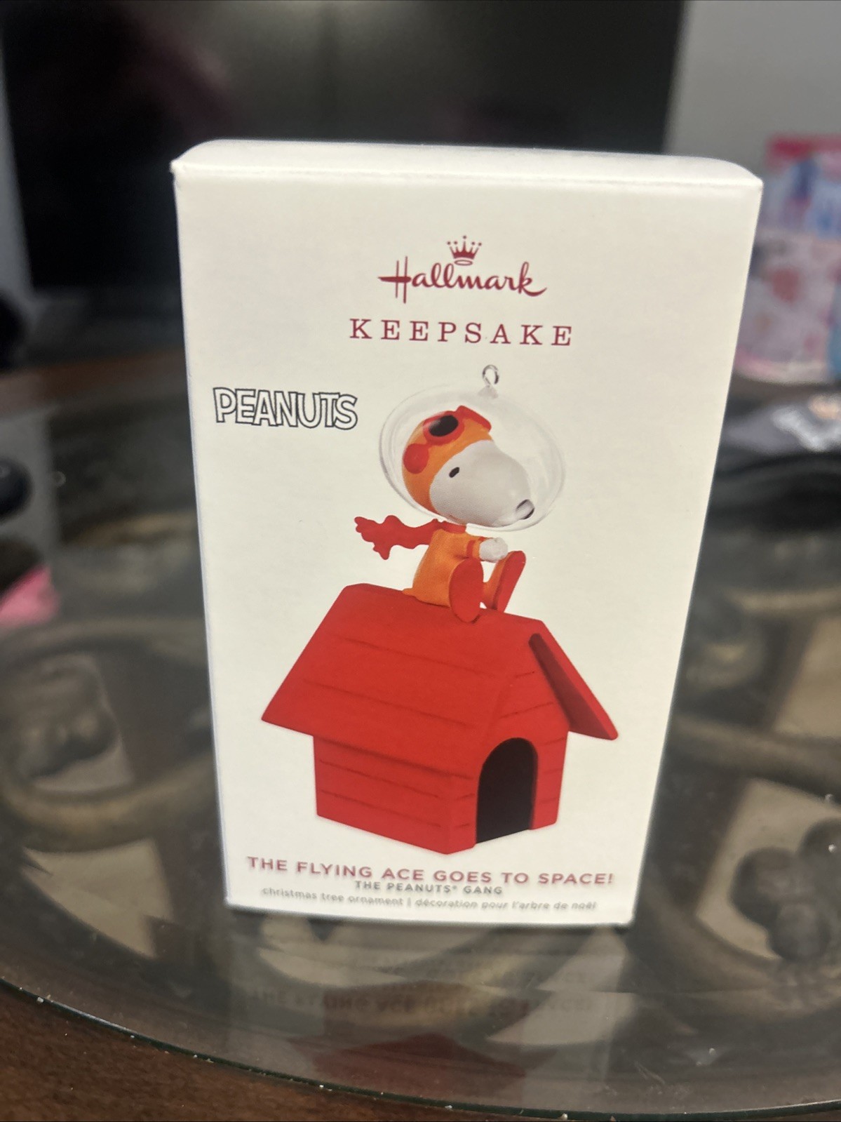 Hallmark 2019 THE FLYING ACE GOES TO SPACE Astronaut Snoopy CHRISTMAS ORNAMENT