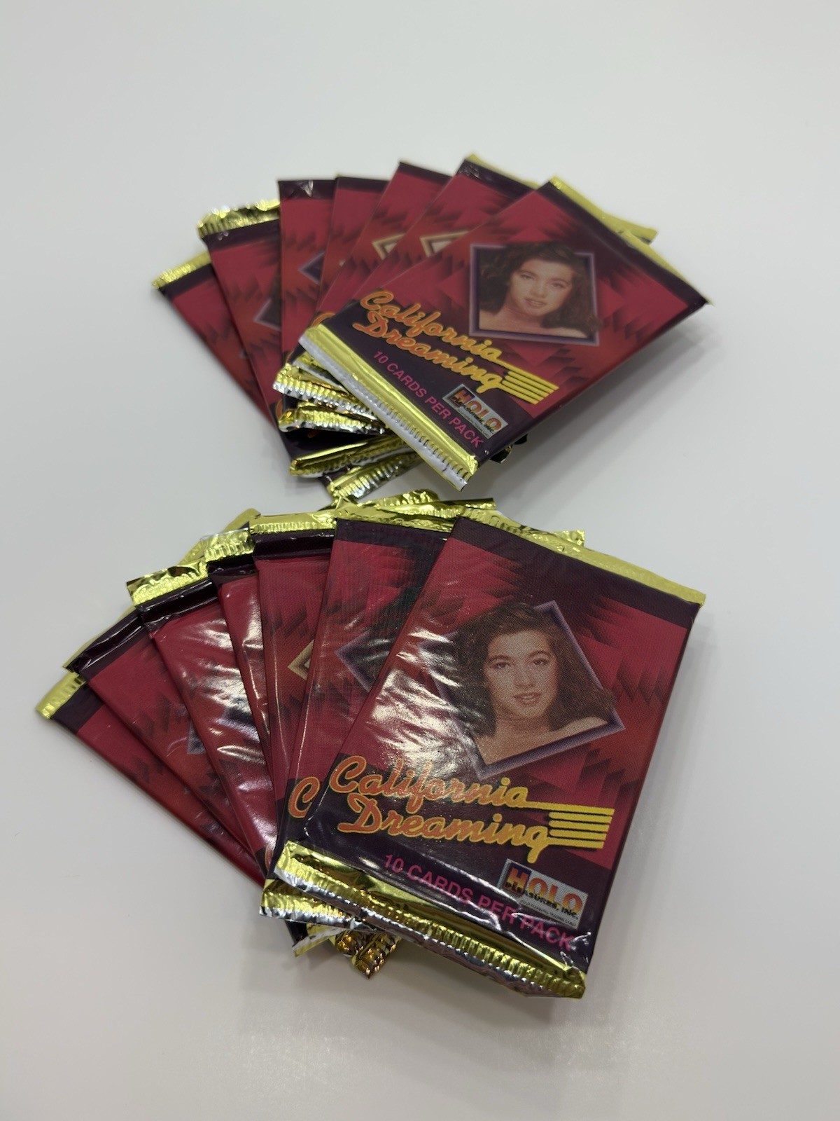 1991 California Dreaming Holo Pleasures Series 1 (14) Sealed Packs Vintage Cards