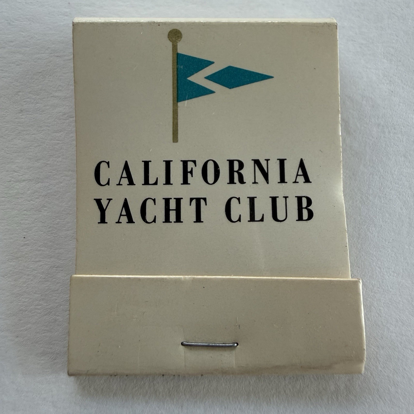 California Yacht Club Marina Del Rey Vintage Matches Matchbook Unstruck SoCal 