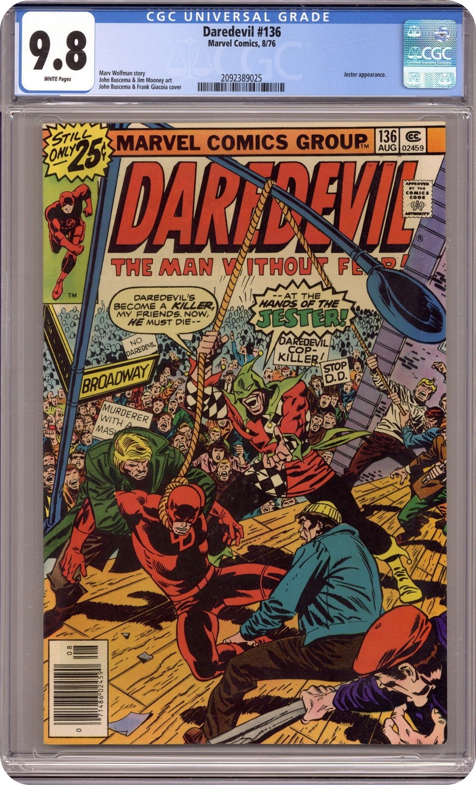 Daredevil #136 CGC 9.8 1976 2092389025