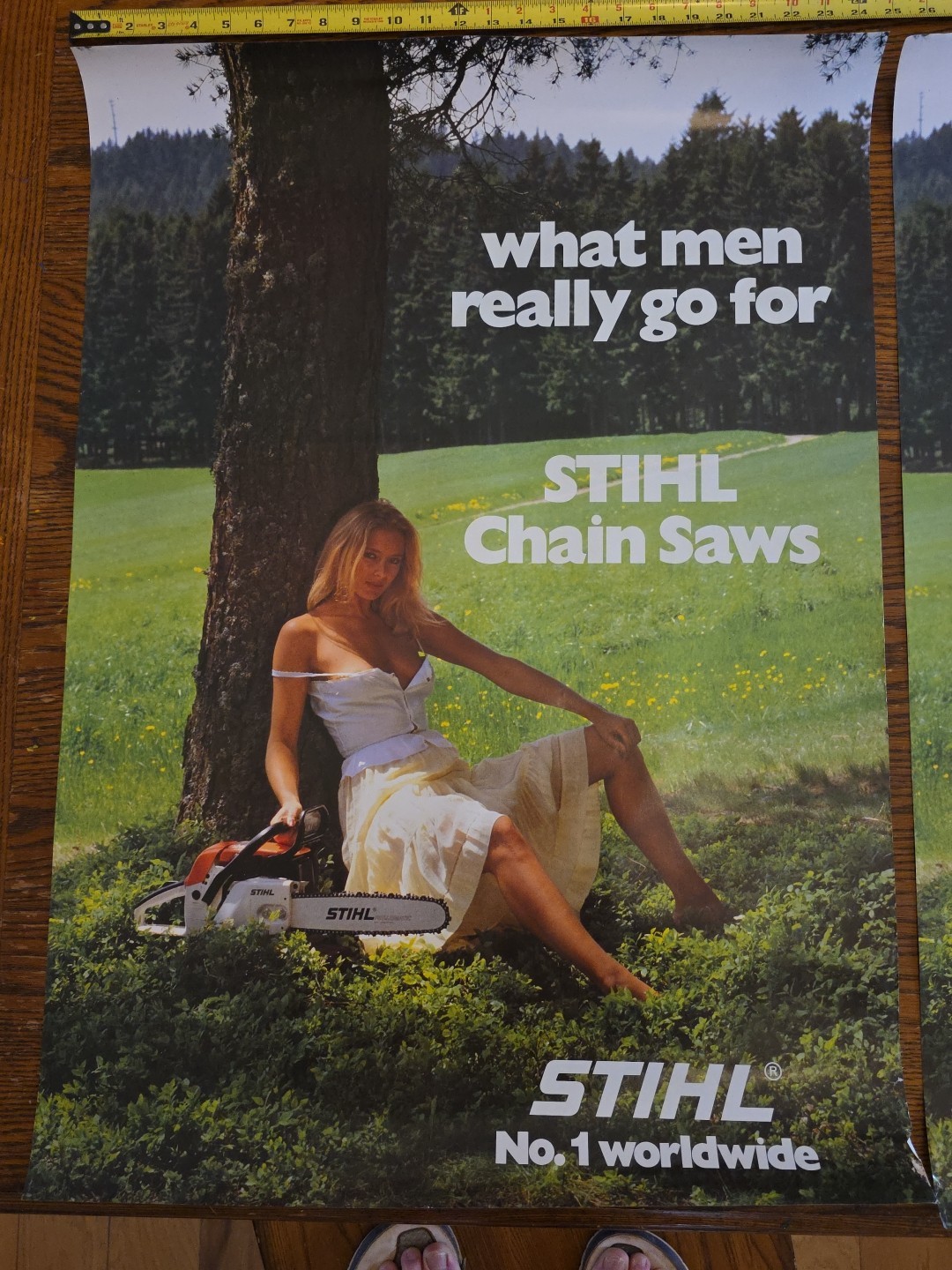 Stihl Poster What Men Really Go For Stihl Chainsaws Stihl No. 1 Worldwide
