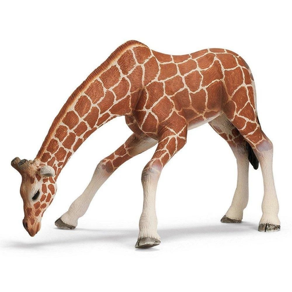 NEW Schleich 14390 Giraffe Female drinking wild life figure animal RETIRED rare