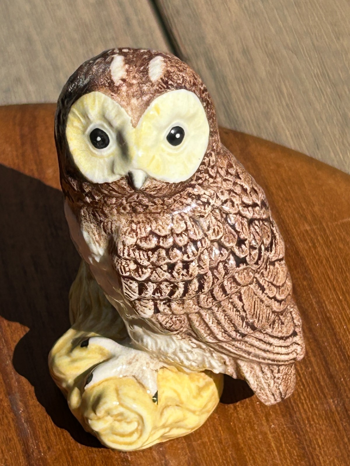 Beswick England Porcelain Barn Owl Bird Figurine Vintage