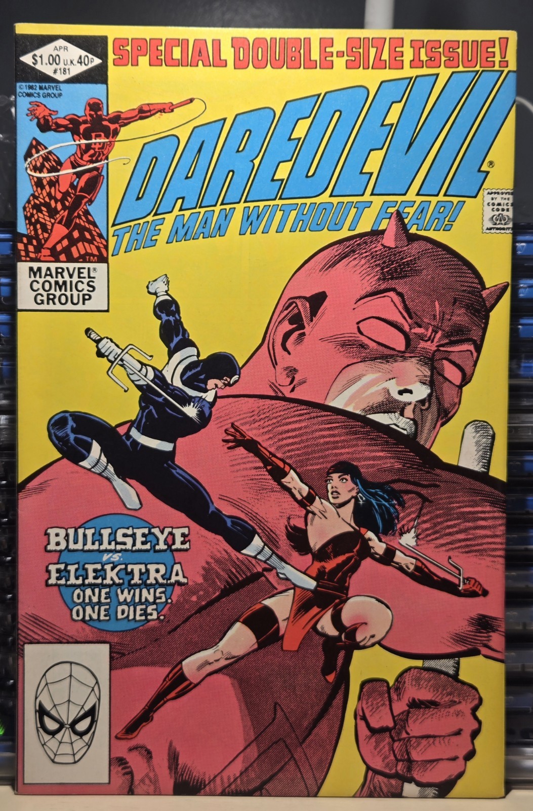 Marvel Daredevil #181  Frank Miller Key Issue Death of Elektra 9.8 NM
