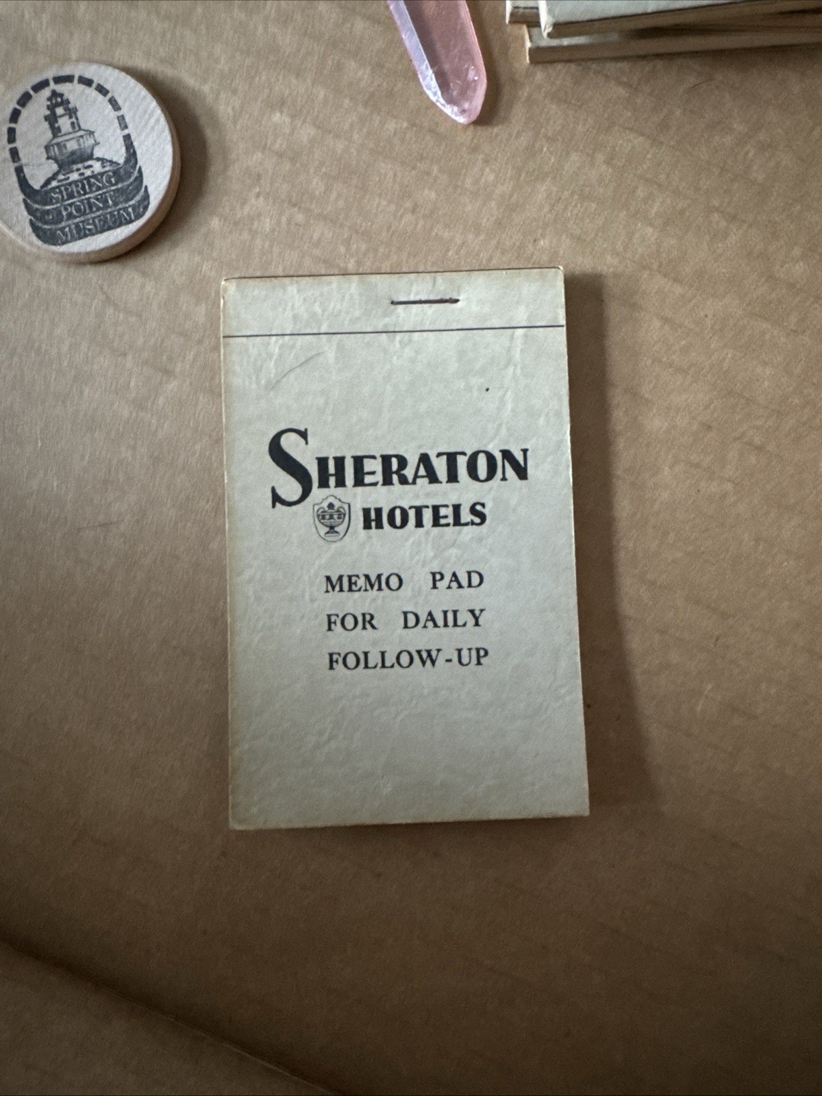 Vintage Sheraton Hotels Memo Pad Unused Walter Malone Opportunity Advertising