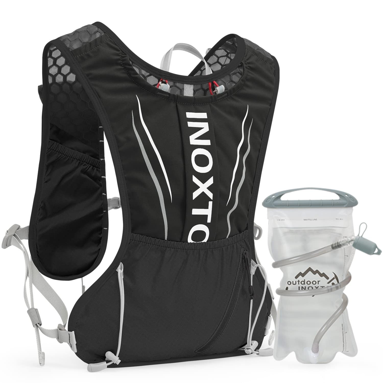 IX INOXTO Running Hydration Vest for Men Women Water Backpack for Running 3L ... IX INOXTO Running Hydration Vest for Men Women Water Backpack for Running 3L ...