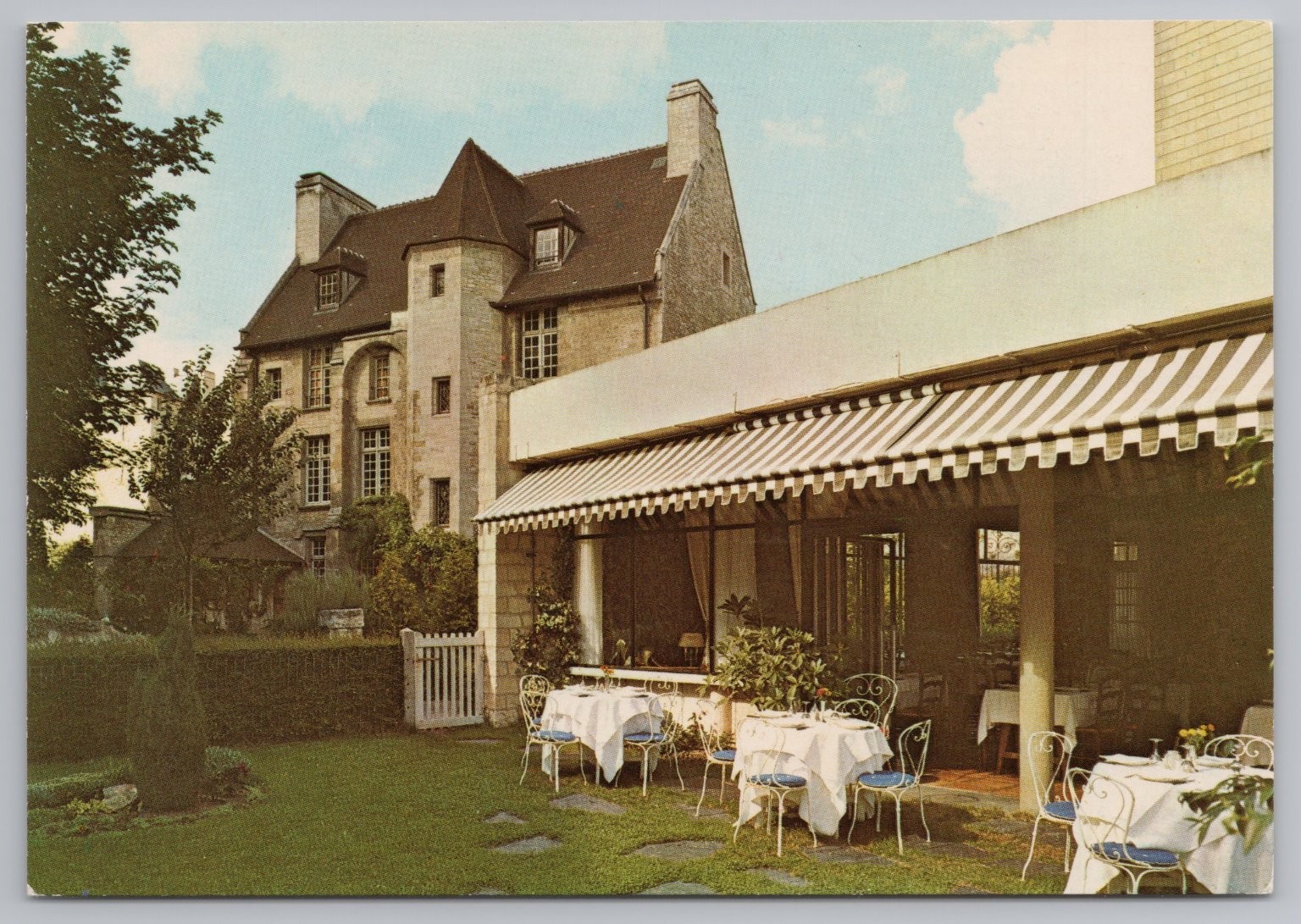 CAEN France Le Relais des Gourmets Hotel Restaurant Postcard