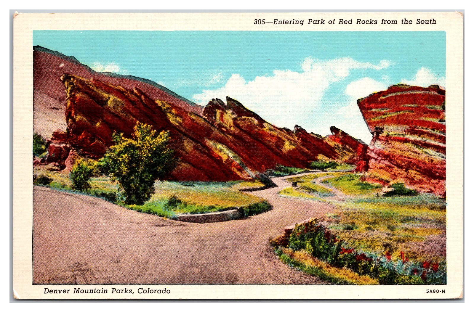 The Park Of the Red Rocks South Entrance Denver Mountain Parks, CO Bridge