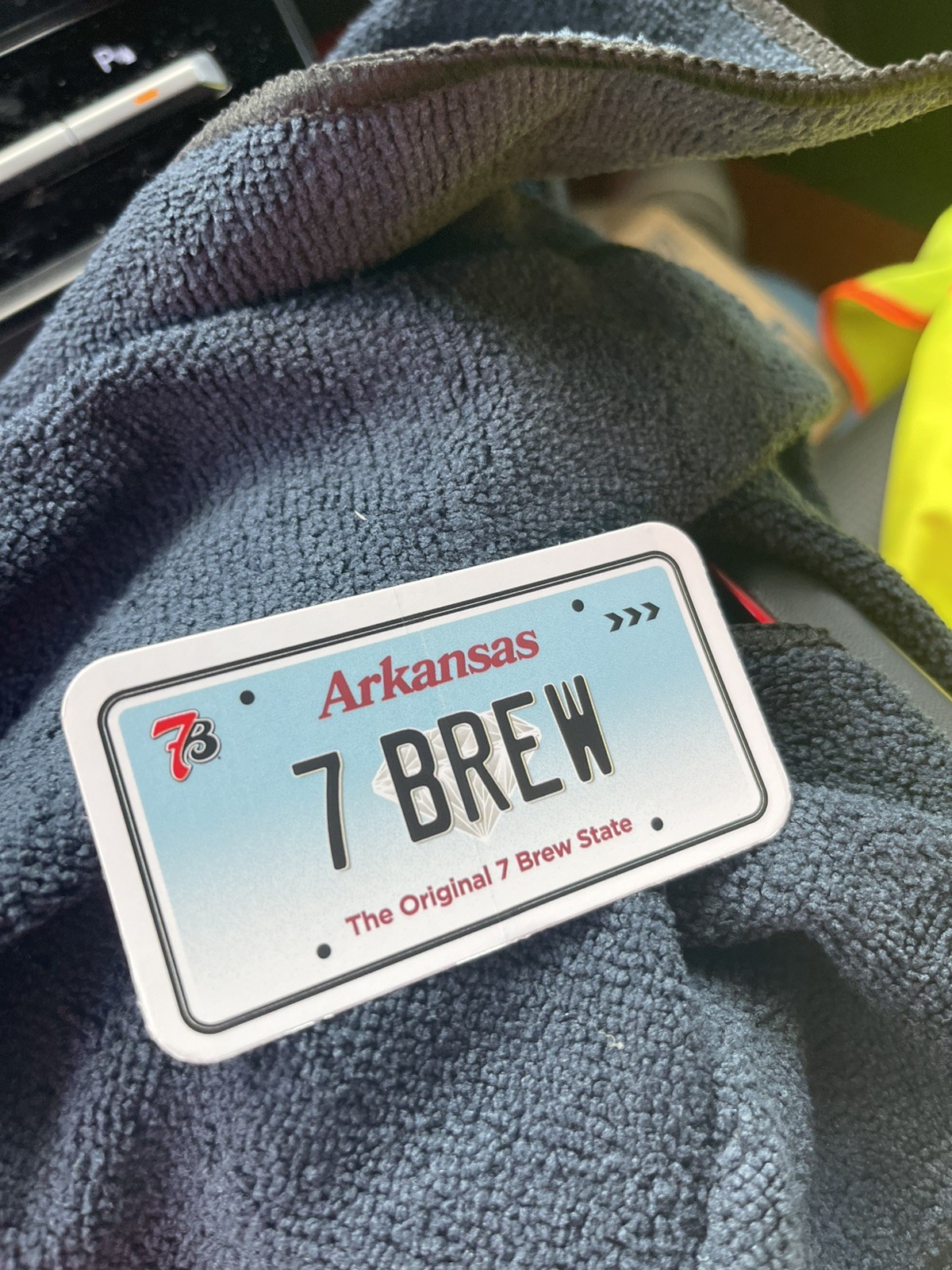 7 Brew Tag Sticker AR  Arkansas 