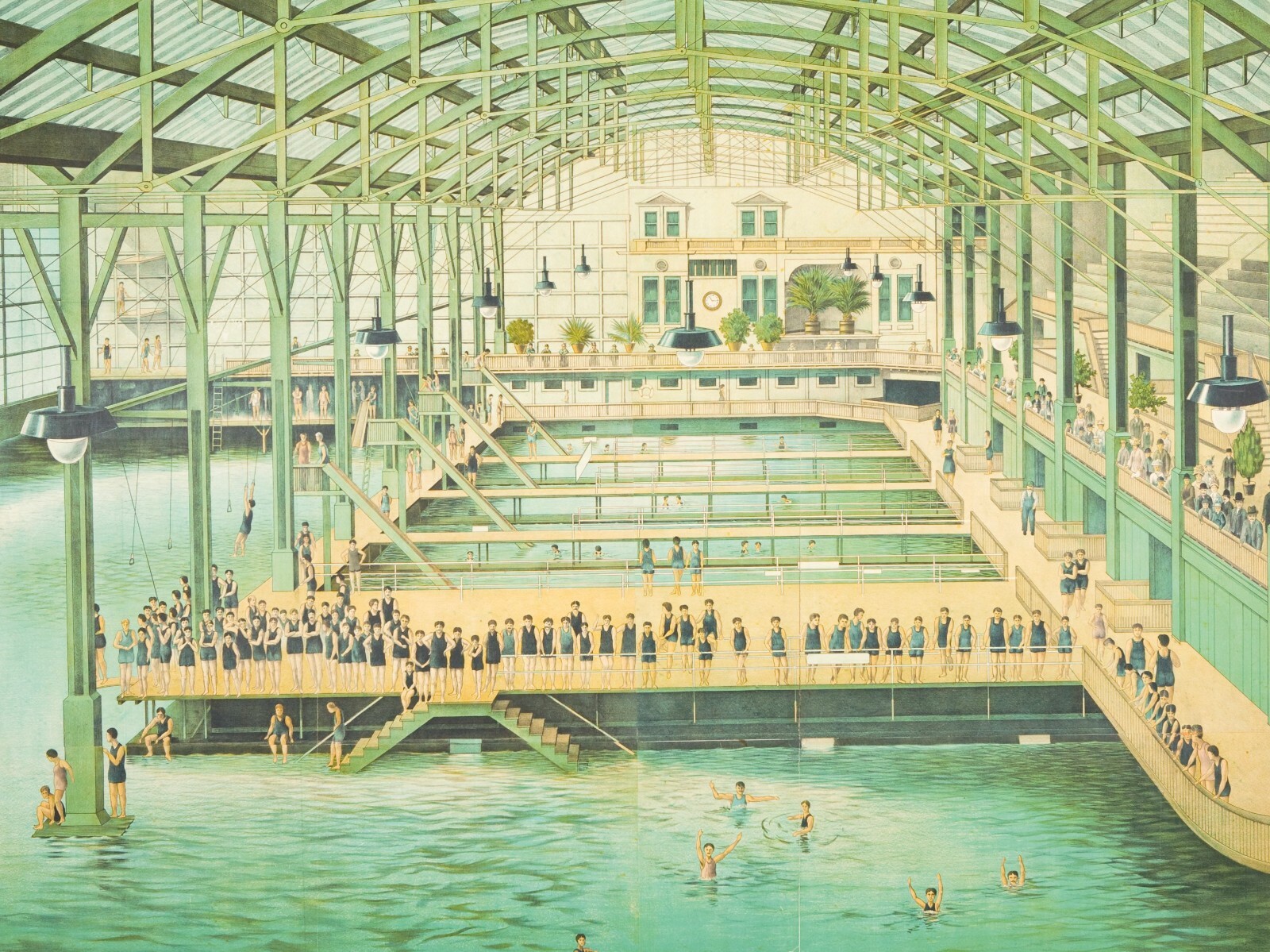 1896 Sutro Baths of San Francisco California NEW Metal Sign: Large Size