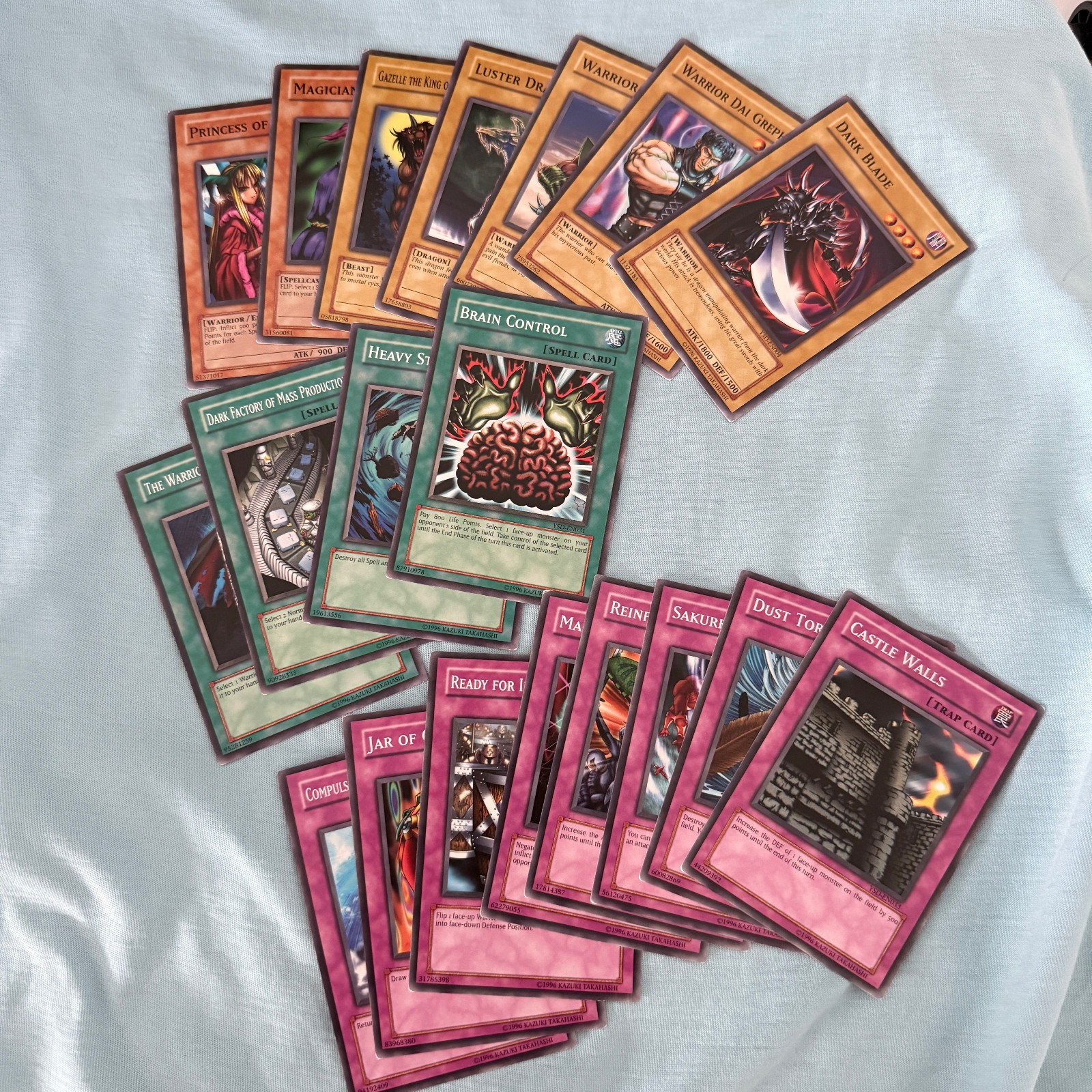 YuGiOh - 19x Factory Error, Misprint, Eye of Anubis Missing - YSD