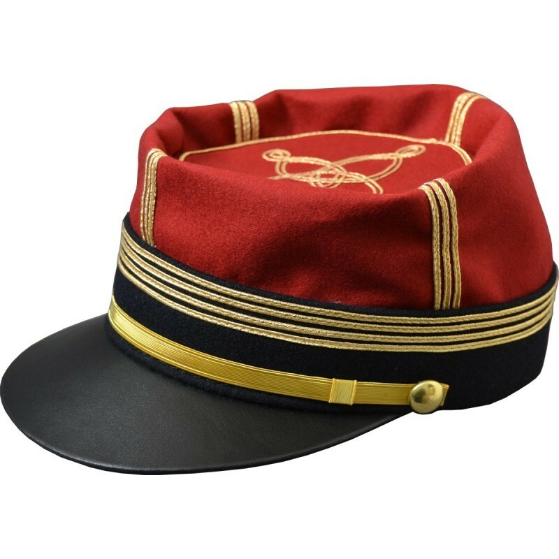 KEPI D\'OFFICIER FORME FOULARD
