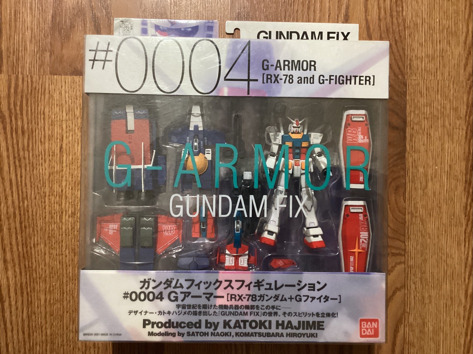GUNDAM FIX FIGURATION #0004 G-ARMOR RX-78-2 and G-FIGHTER Figure BANDAI