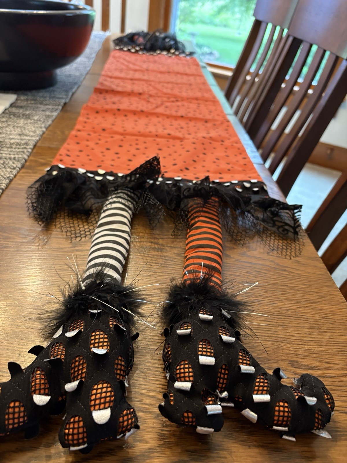 Vintage Pier One Witch Table Runner