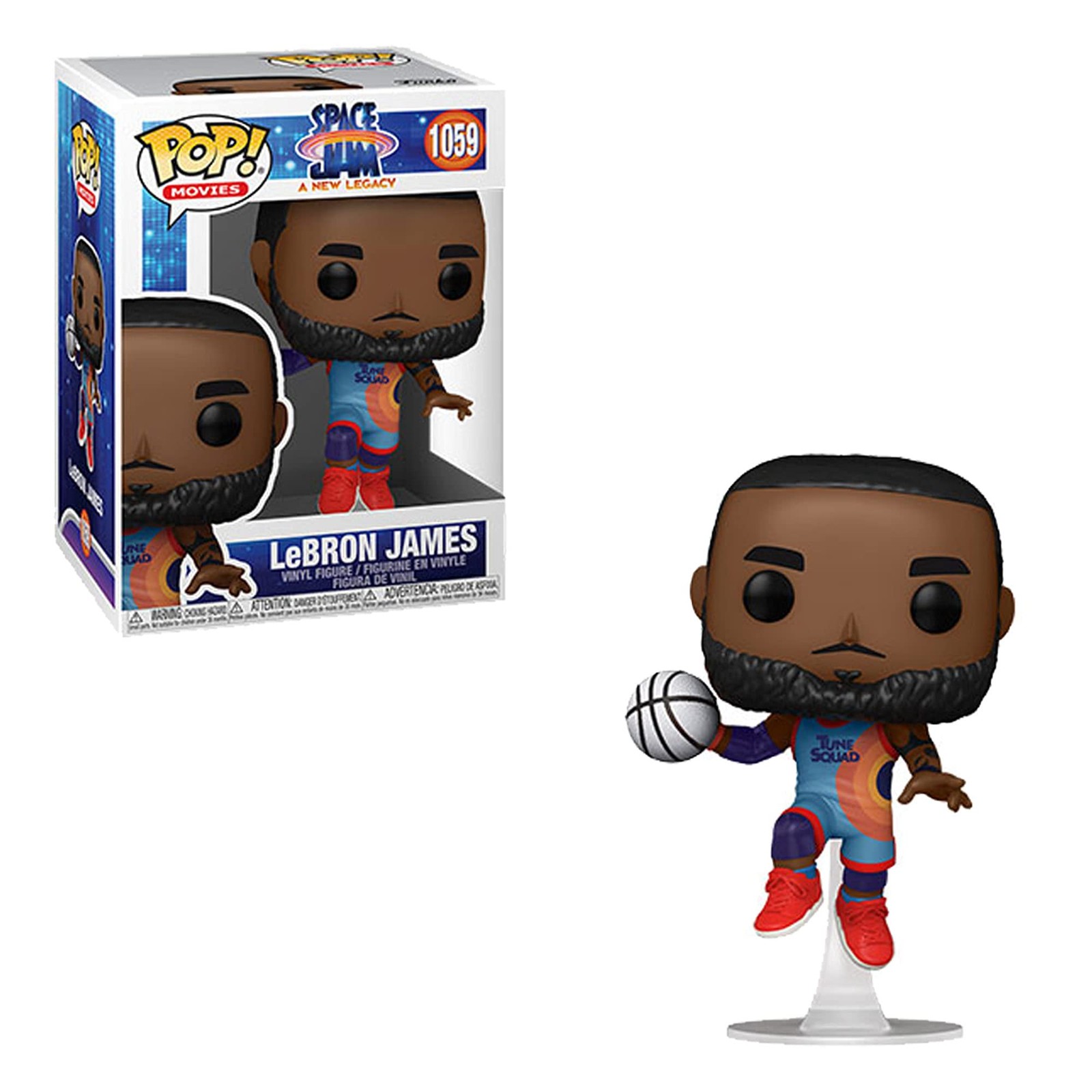 Funko POP Movies: Space Jam 2 - LeBron James - (Leaping) - Collectable Vinyl Fi