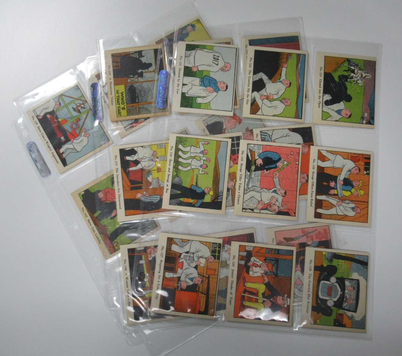 1937 Johnson Candy Dick Tracy Caramels Cards 121 - 144 Complete Set