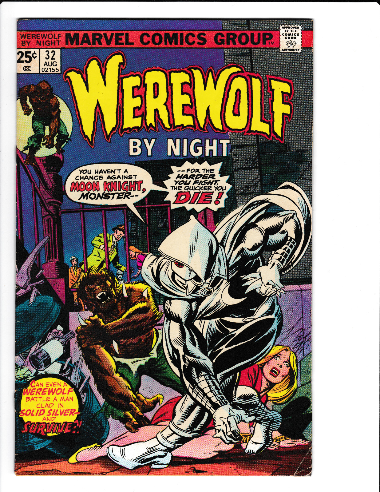 Werewolf by Night #32 (Marvel, 1975), Fine 6.0, 1st appearance of Moon Knight