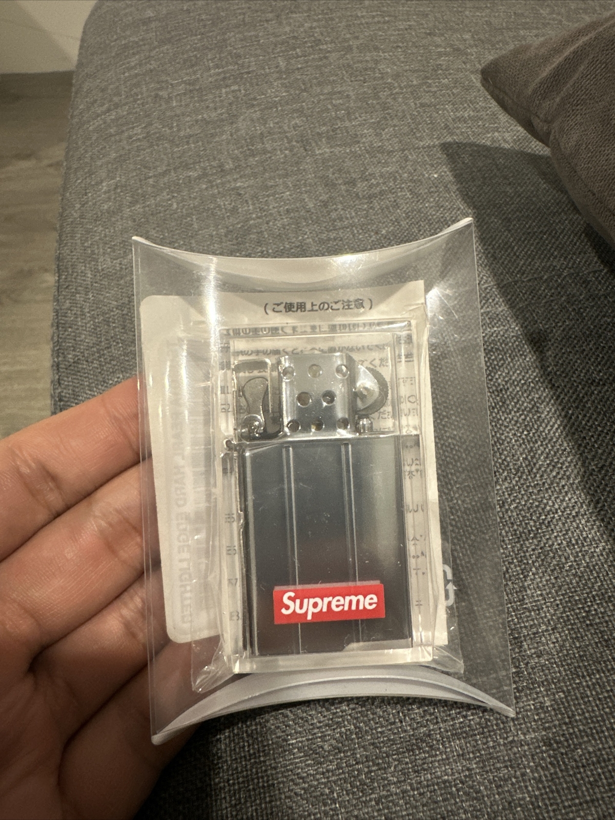 SUPREME Tsubota Pearl Hard Edge Lighter Clear *NEW* Sold Out Authentic RARE