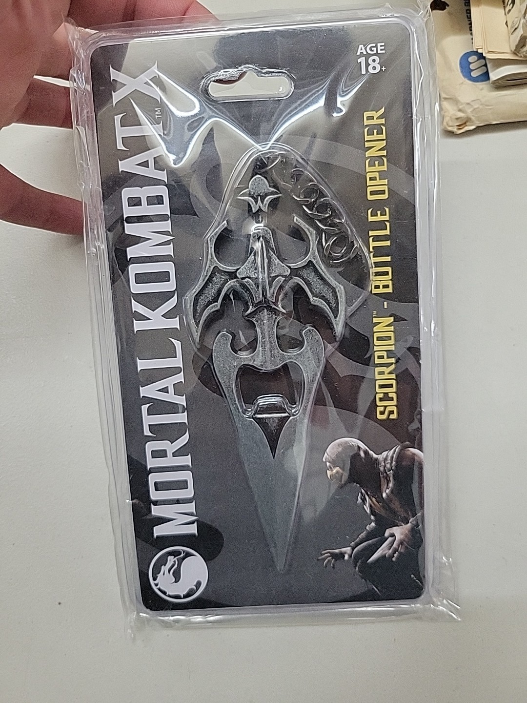 Mortal Kombat X Kunai Spear Bottle Opener Scorpion 