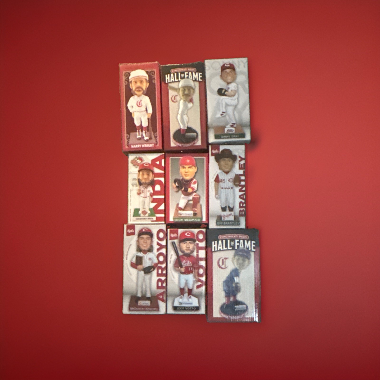 Reds Heads Cincinnati Reds Baseball Bobblehead Lot - DM IF YOU WANT SINGLES