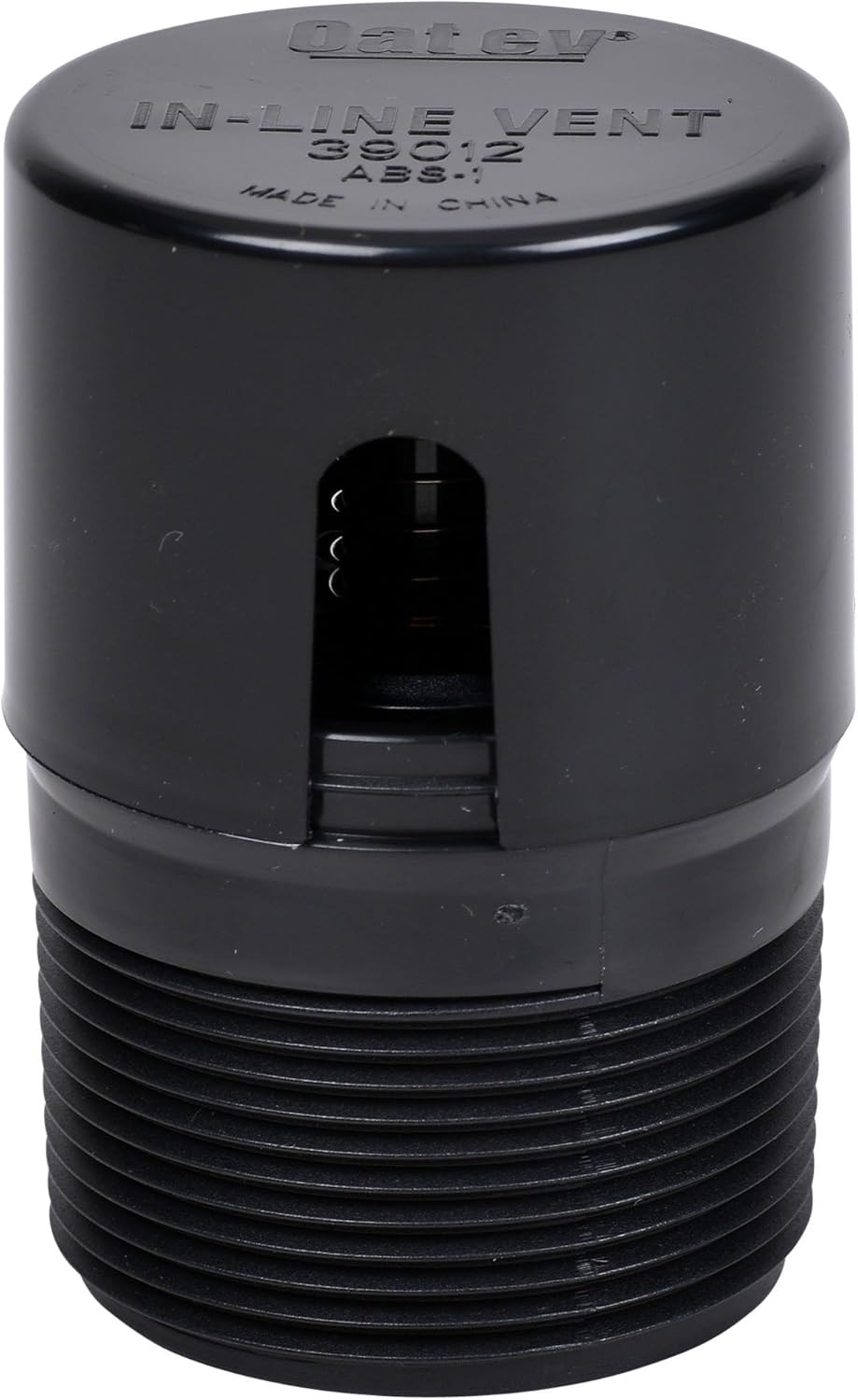 Oatey 1.5 Inch Black In Line Vent Mechanical Vent For Kitchen Bathroom Sinks