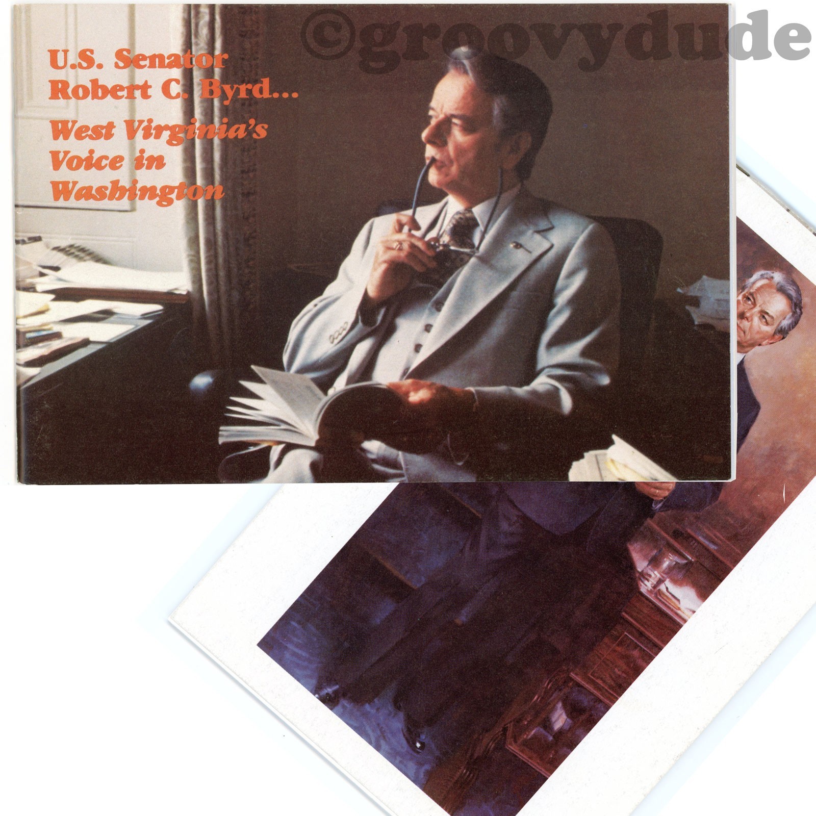 1988 Senator Robert C Byrd West Virginias Voice Campaign Brochure Booklet
