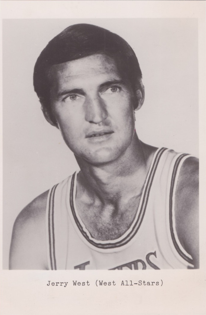 Press Photo Los Angeles Lakers Basketball Star Jerry West, NBA West All-Star