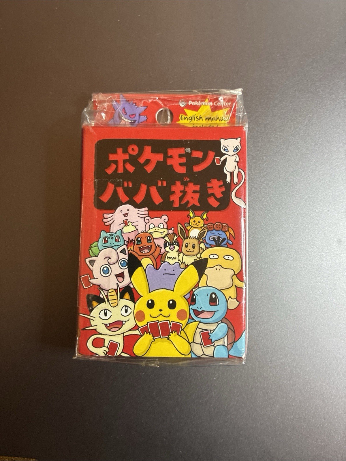 Pokemon old maid card deck playing card pokemon center limited from Japan