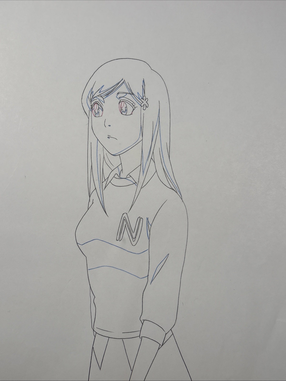BLEACH Anime Production Art  Vintage Animation Cels Orihime Inoue Layout 18 I10
