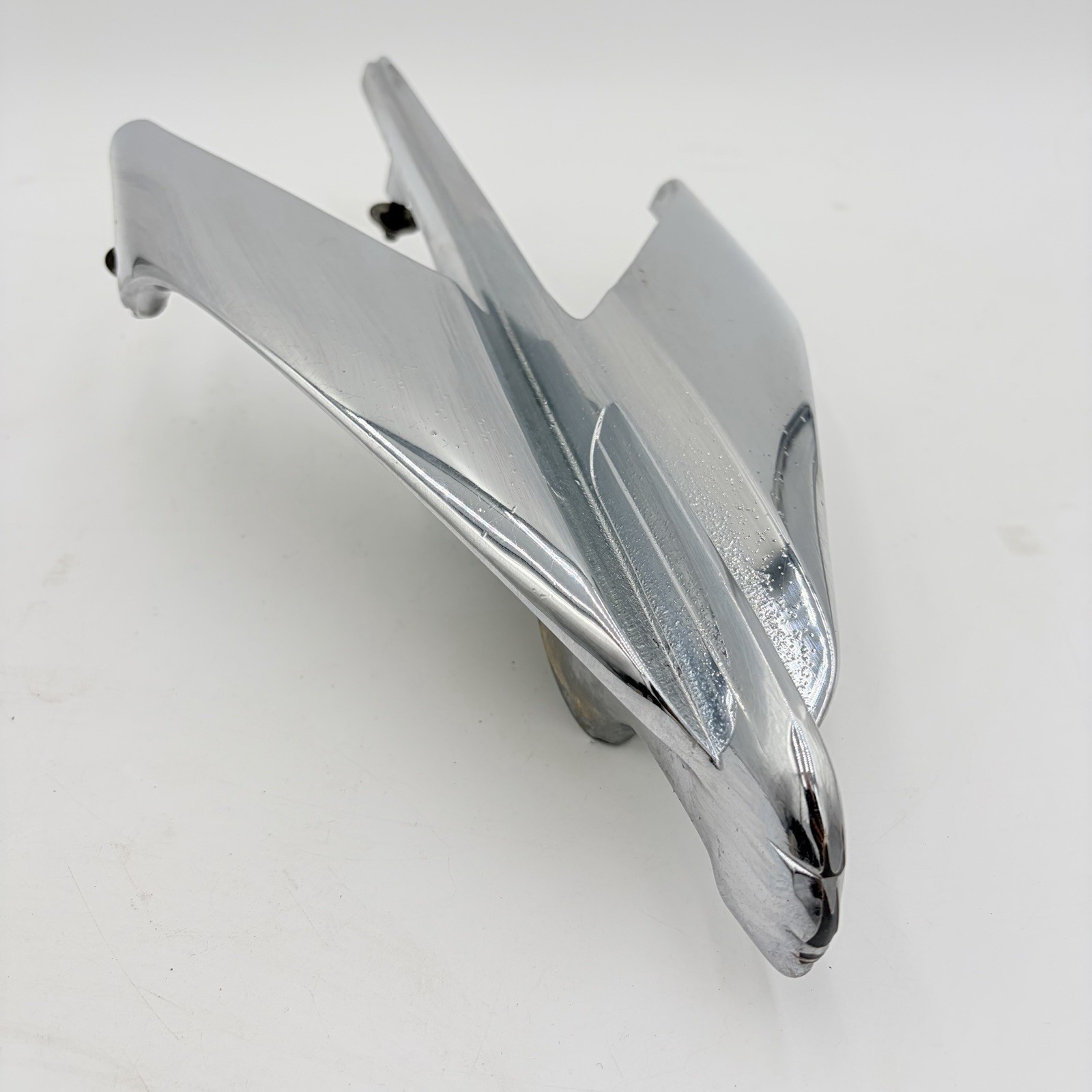 1954 Pontiac Chieftain Hood Ornament 517658 BLC Chrome OEM Original