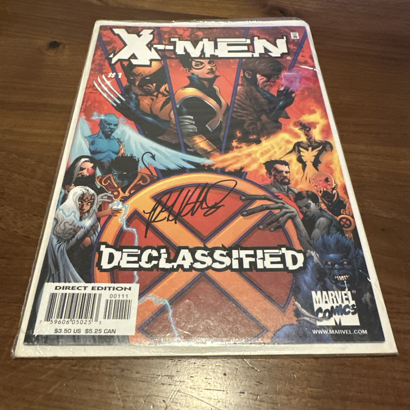 X-Men: Declassified #1 (2000, Marvel Comics) NM SIGNED by Rick Ketcham RARE