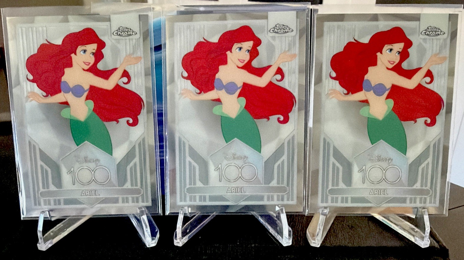 ARIEL(3) 2023 TOPPS CHROME DISNEY 100 #19