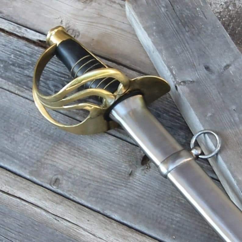 Handmade Damascus Steel Sword  Full Tang_Razor Sharp Viking Medieval Sword