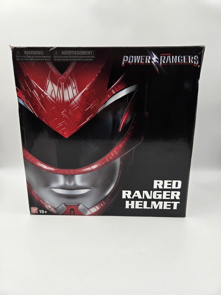 Bandai Power Rangers 2017 Movie Red Ranger Helmet with Stand & Manual