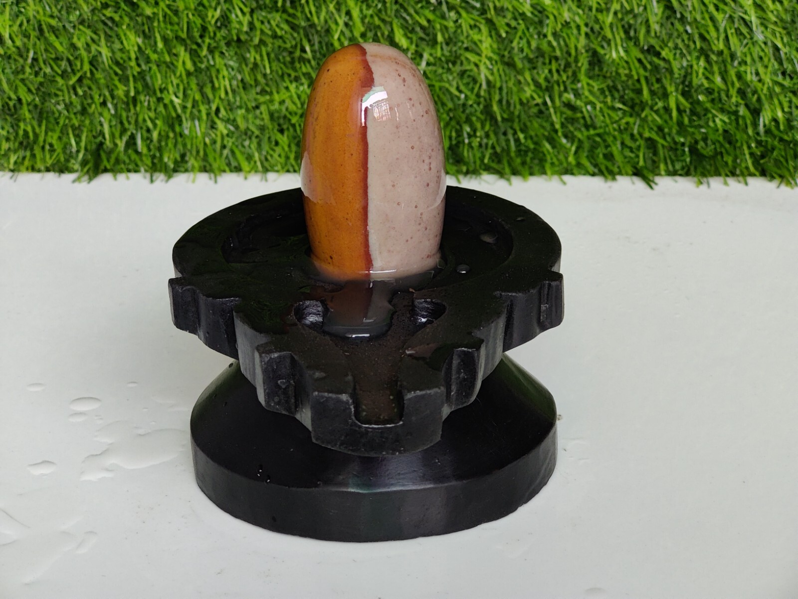 Ardhanarishwara Shiva Lingam / Narmada Shivling / Narmada Banalinga / Lingam 3\'\'
