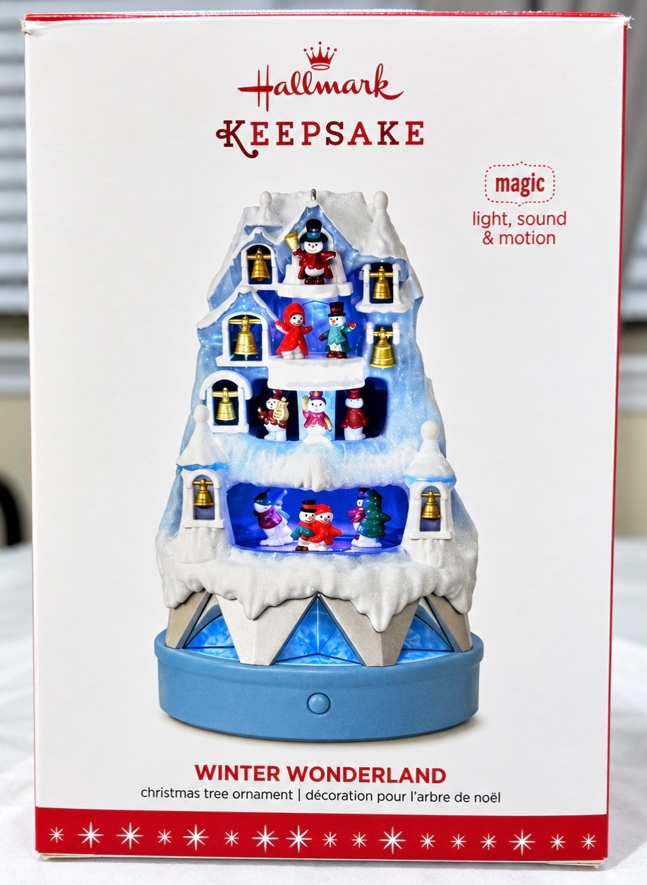 Winter Wonderland 2016 Hallmark Ornament Motion Light Sound (watch  video)