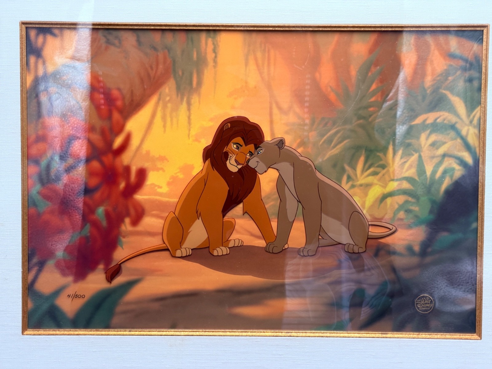 Walt Disney Lion King #41/500 Animation Art
