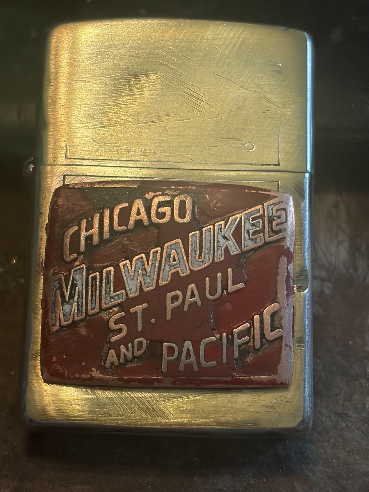 Zippo Lighter Chicago Milwaukee St Paul & Pacific Railroad 