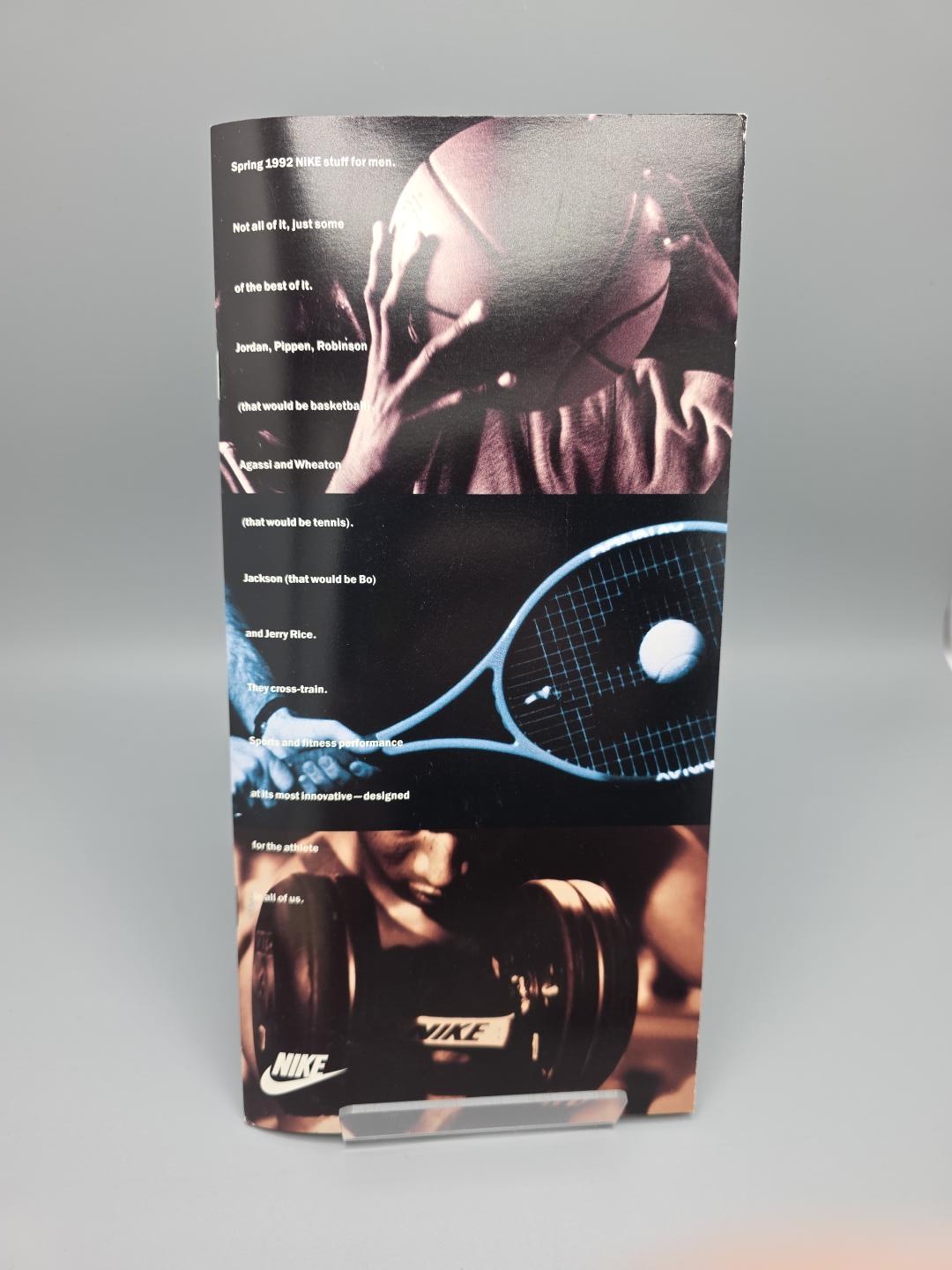 1992 Nike Spring Catalog Michael Air Jordan Pippen Agassi Bo Jackson VINTAGE 