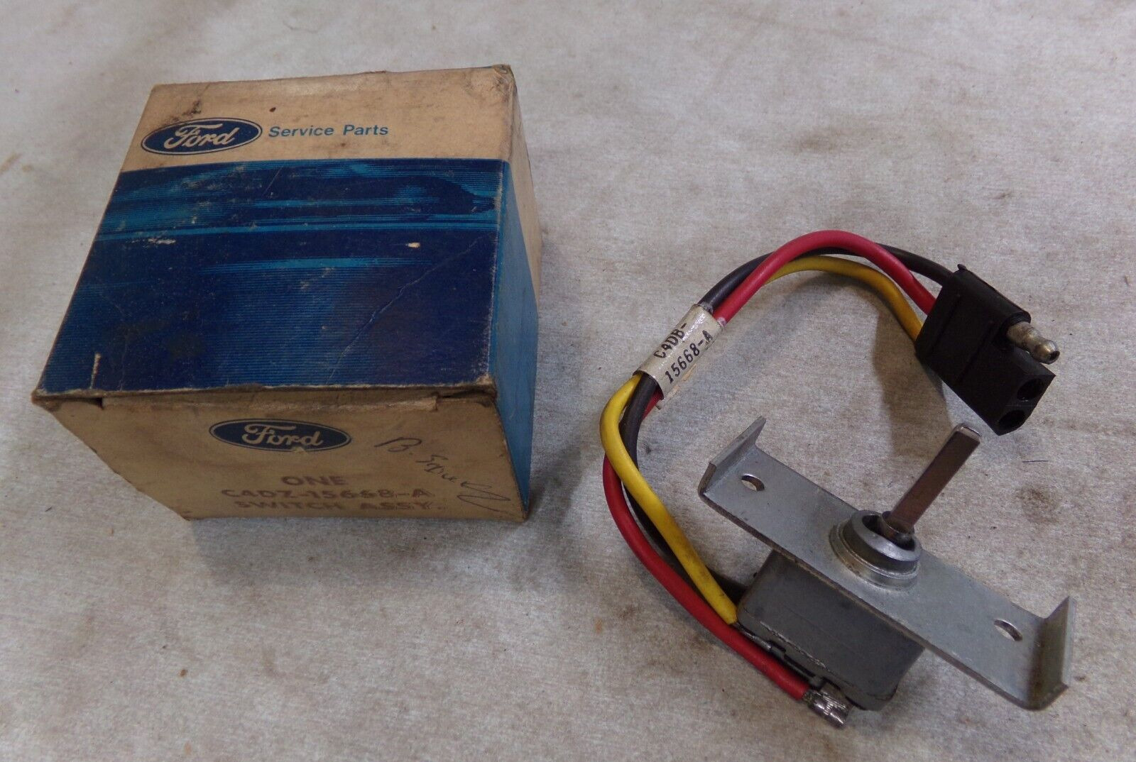 Switch Assembly, Convertible Top, 1965/66 Mustang, 1964 Falcon, Comet, NOS