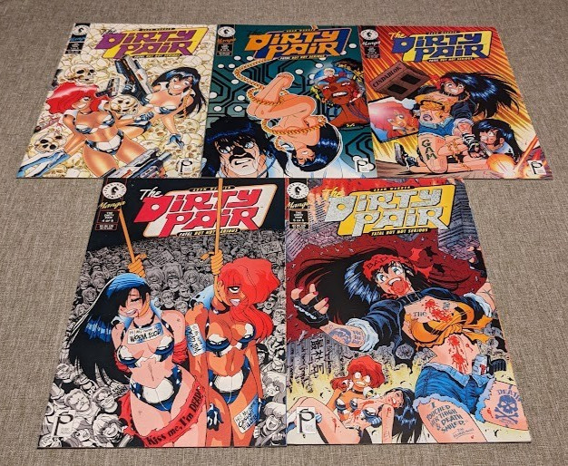 The Dirty Pair: Fatal But Not Serious (Dark Horse) 1-5 of 5, complete set