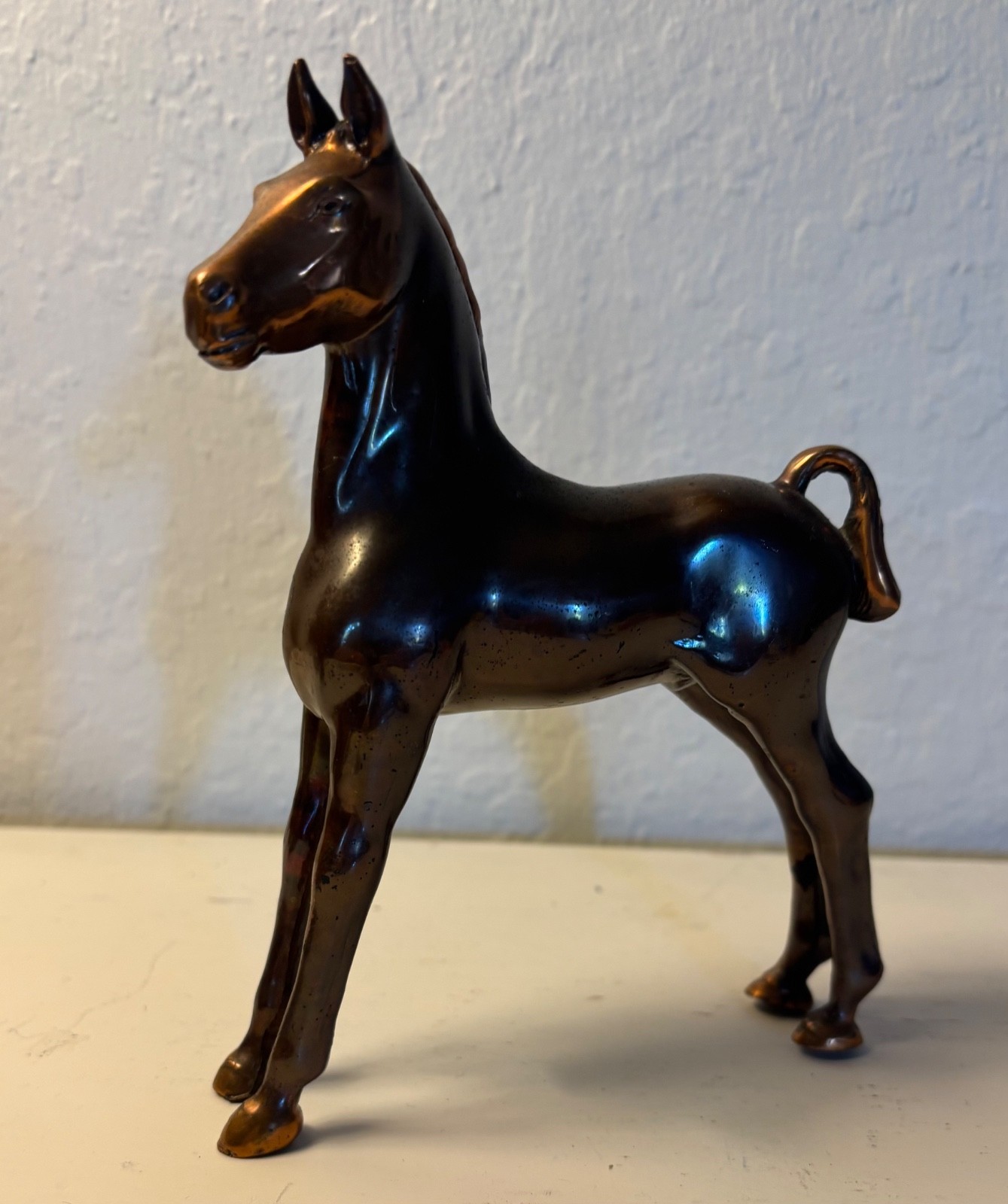 Vintage Bronze Foal Yearling Saddlebred Era 1950's