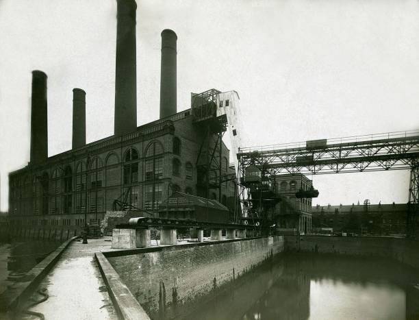 Lots Road power station in Chelsea 120, 000 horsepower Old Photo 1