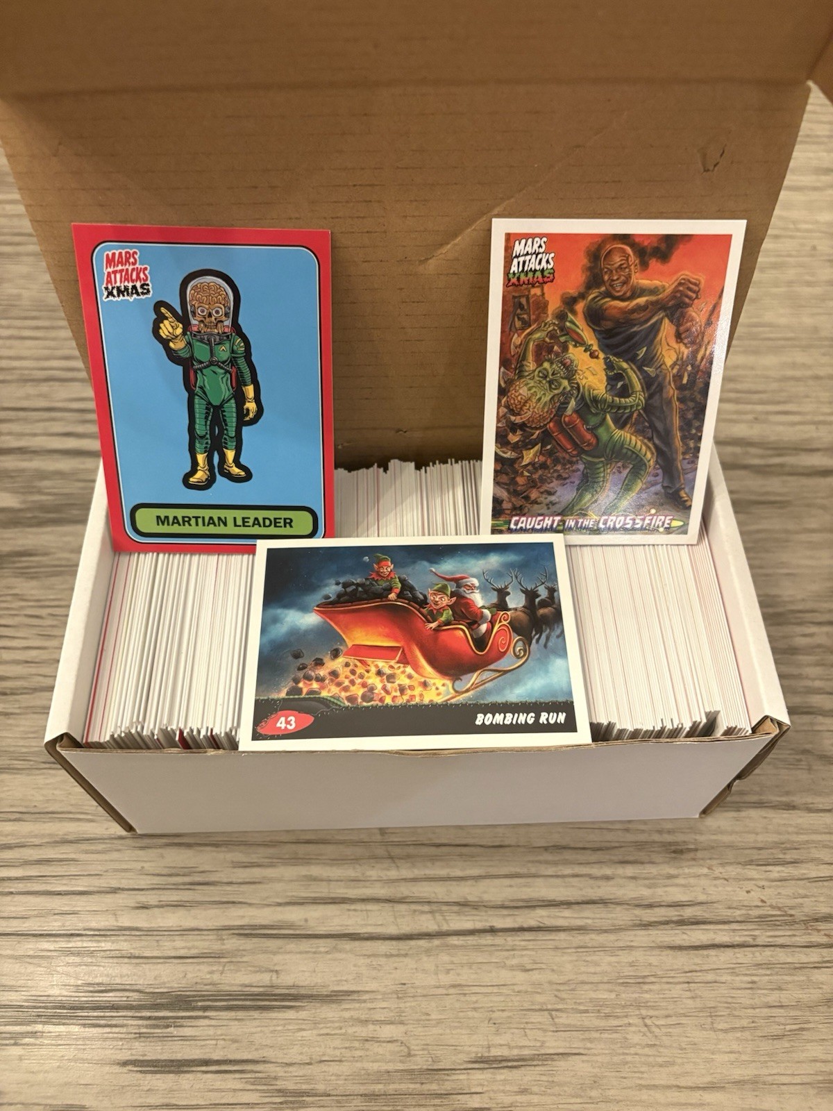 2026 Topps Mars Attacks XMAS 375+ Card Lot Base Characters Short Print Santa